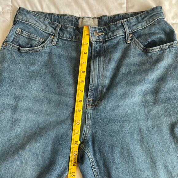 Everlane Womens The Curvy Cheeky Jean Crop Medium Wash Size 32 - Picture 8 of 9